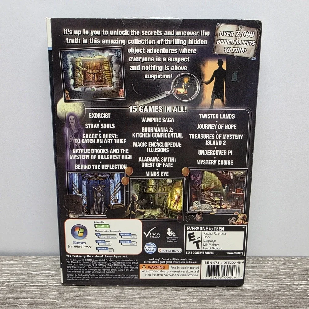 Mystery Masters Volume 2 PC DVD 15 Pack Windows Game Viva Media 2011 Mystery